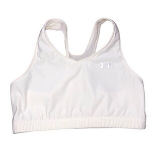 Under Armour size small athletic white sports bra